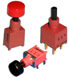 CIT Relay and Switch BSP Series Pushbutton Switch