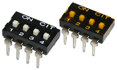 CIT Relay and Switch KT Series DIP Switch