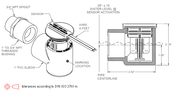 FPS-L Series (HVAC/R) Liquid Level Sensor