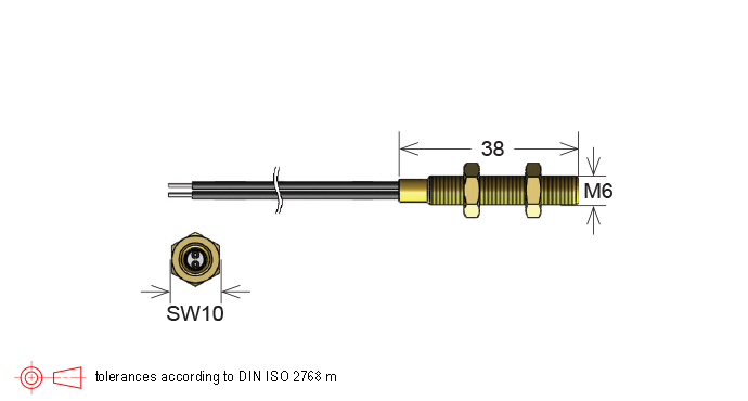 MK11 Brass Series Reed Sensor