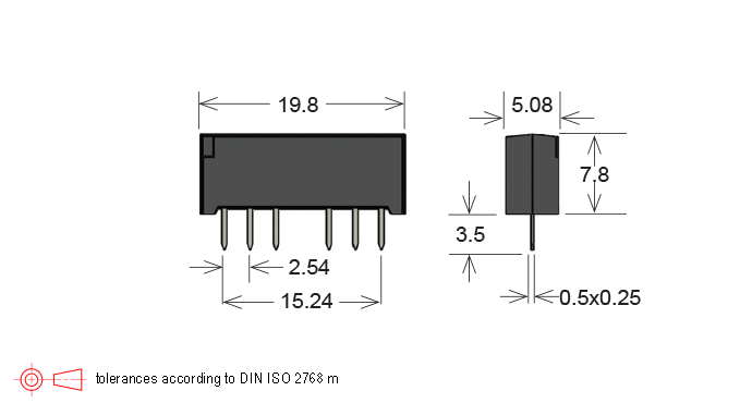 SIL RF Series Reed Relay