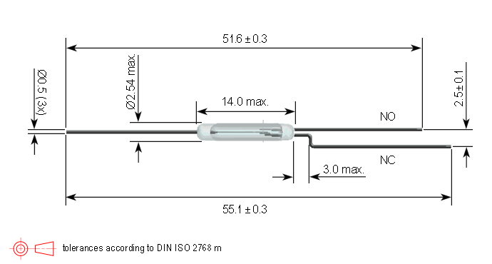 KOFU Reed Switch ORT551-1