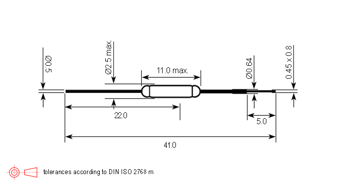 KSK-1A31 Series Reed Switch