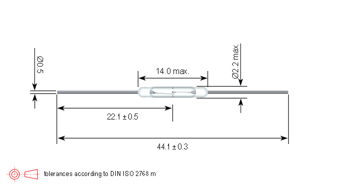 KSK-1A66/3 Series Reed Switch