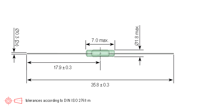 KSK-1A80 Series Reed Switch