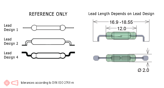 MK23-46 Surface Mount Reed Switch