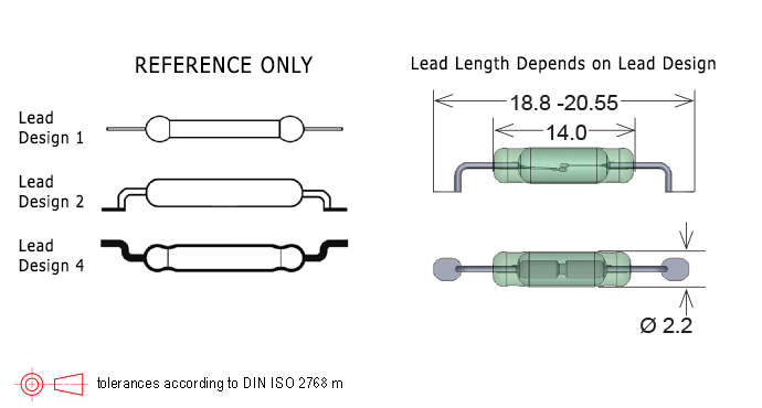 MK23-66 Surface Mount Reed Switch