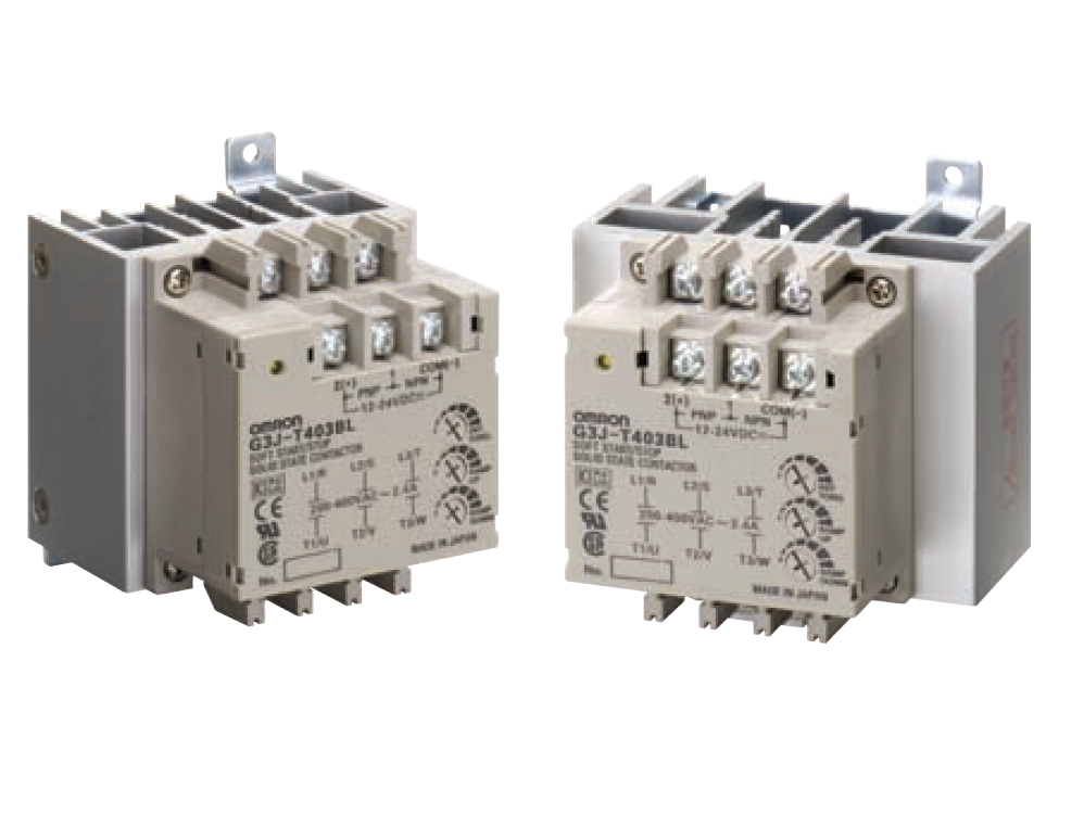 Soft-start/stop Solid State Contactors G3J-T