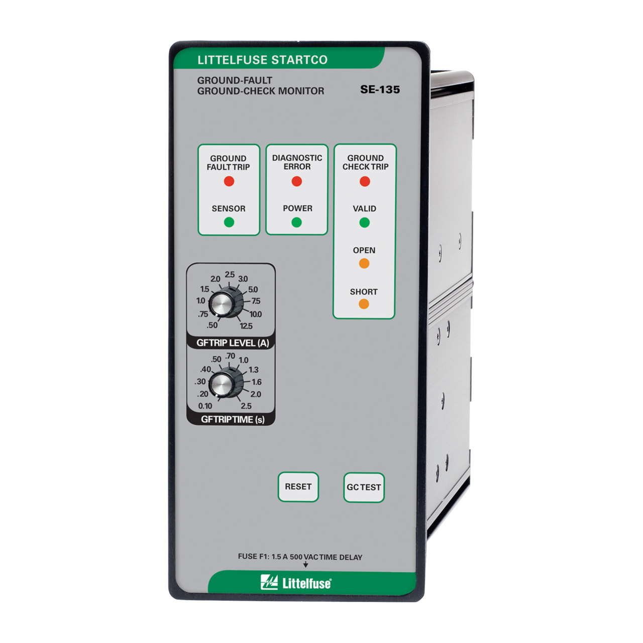 Littelfuse SE-135 Series TRAILING CABLE PROTECTION–GROUND-FAULT GROUND-CHECK MONITORING