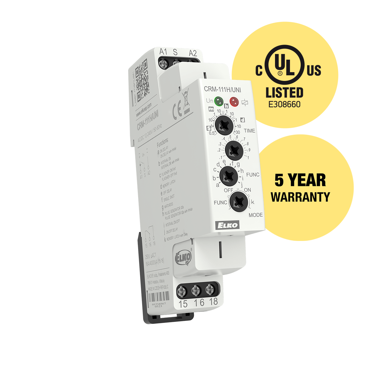 ELKO Time Delay Relay CRM-111H/UNI
