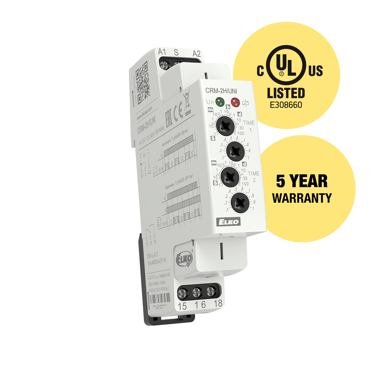 ELKO Time Delay Relay CRM-2H/UNI