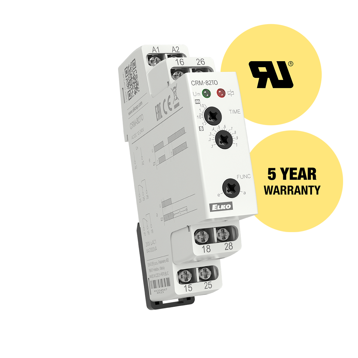 ELKO Time Delay Relay CRM-82TO/UNI
