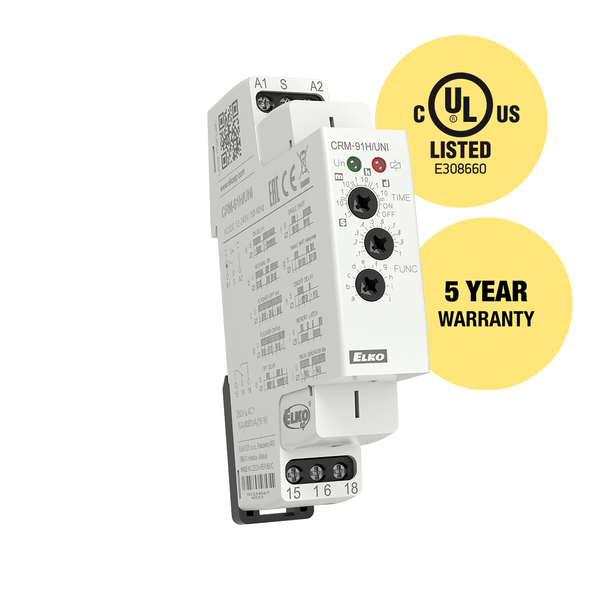 ELKO Time Delay Relay CRM-91H/UNI