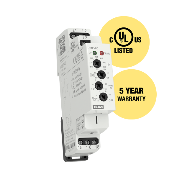 Elko Voltage monitoring relay in 3P HRN3-80