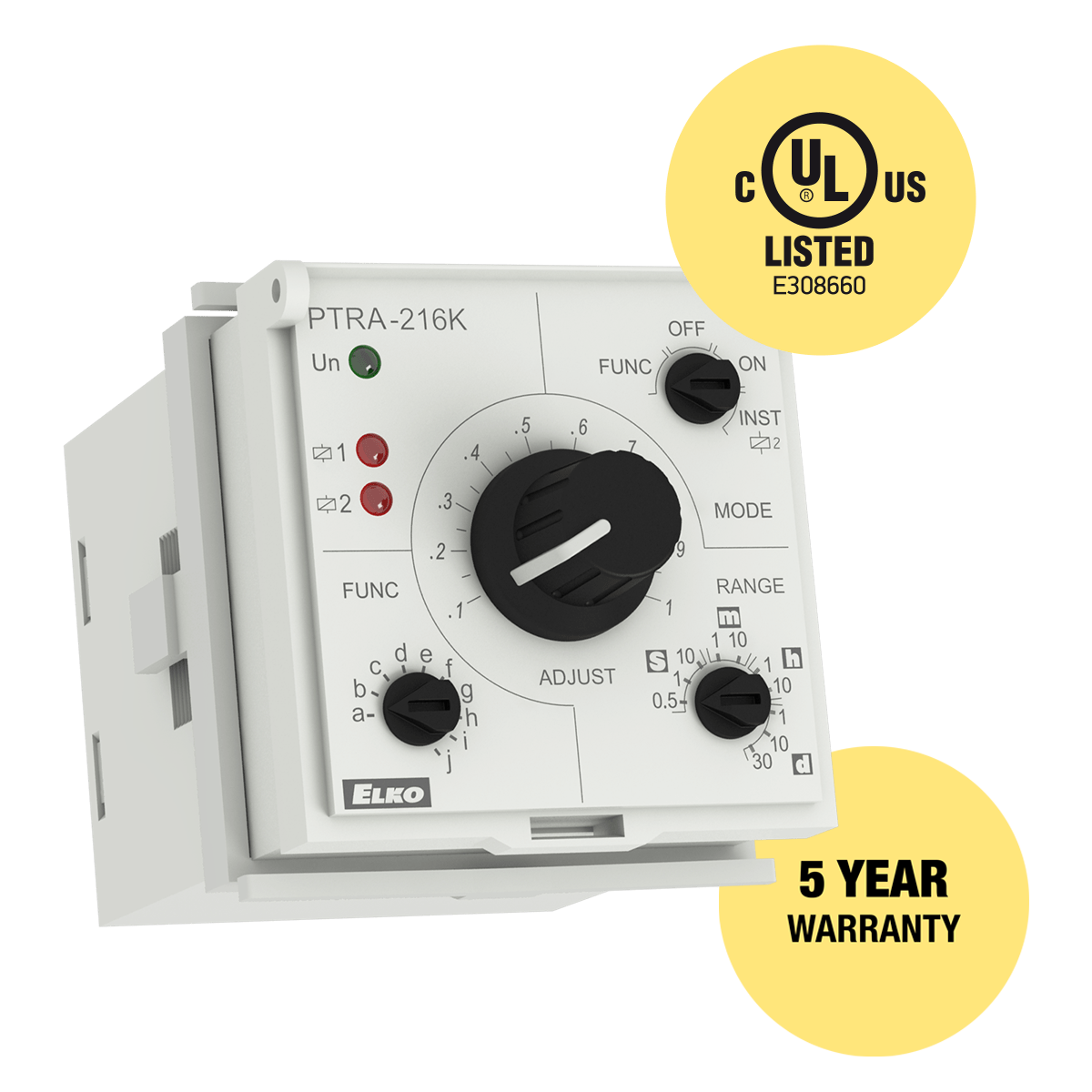 ELKO Time Delay Relay PTRA-216K/UNI