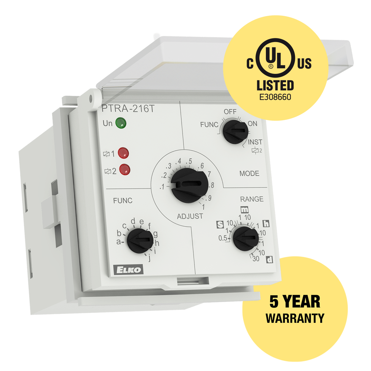 ELKO Time Delay Relay PTRA-216T/UNI