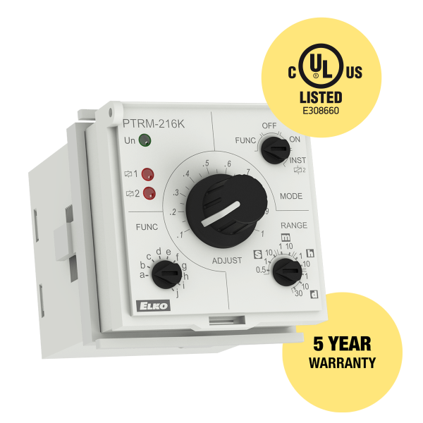 ELKo Multifunction time relay with potential-free control input PTRM-216K/UNI