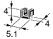 Sensor width:5.1mm, Ultra-compact, Dual-channel output